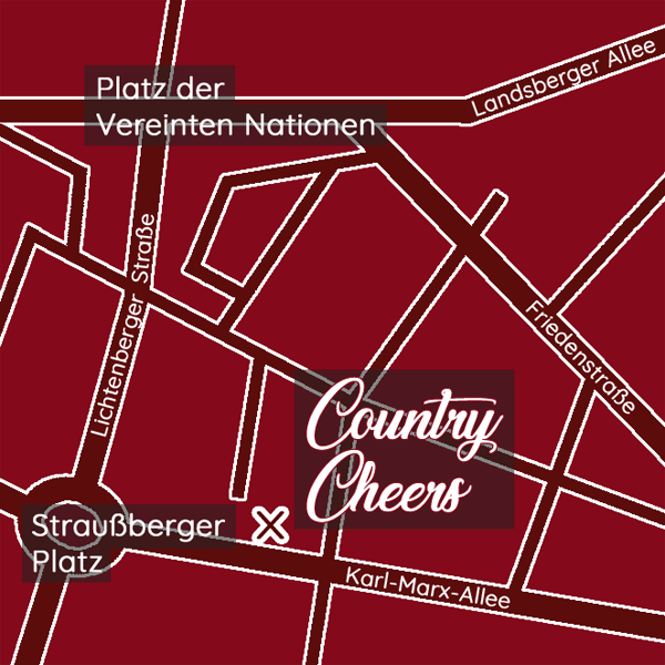 Country Cheers - Anfahrt